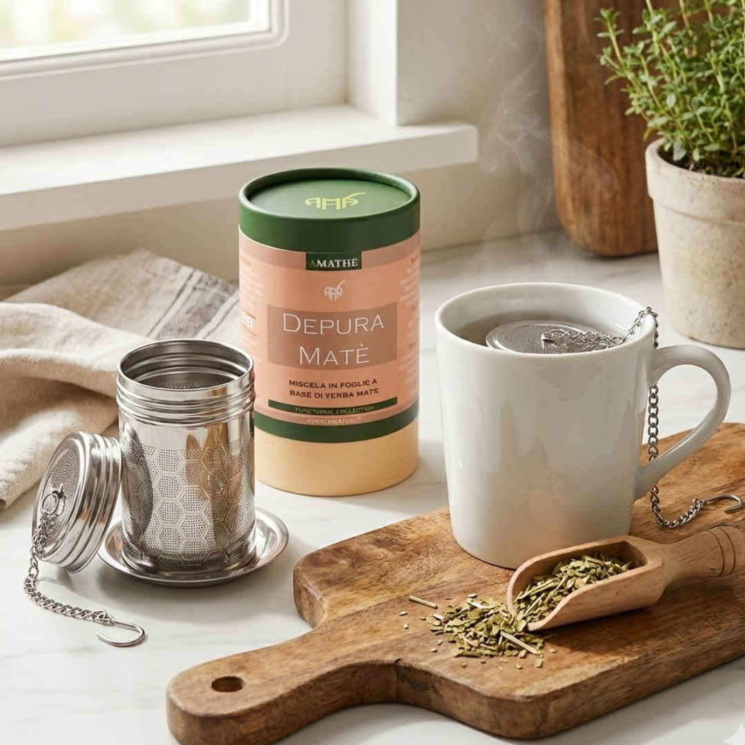 Infusore per Tisane Acciaio Inox – Amathè Edition