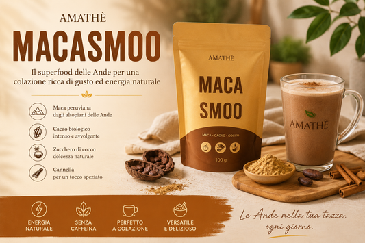 MacaSmoo: il Superfood delle Ande per una Colazione Ricca di Gusto ed Energia Naturale