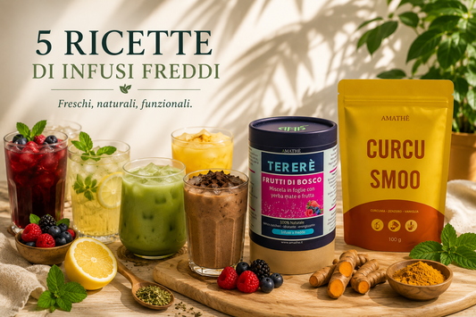 Infusi freddi fatti in casa: 5 ricette rinfrescanti con Yerba Mate e superfoo