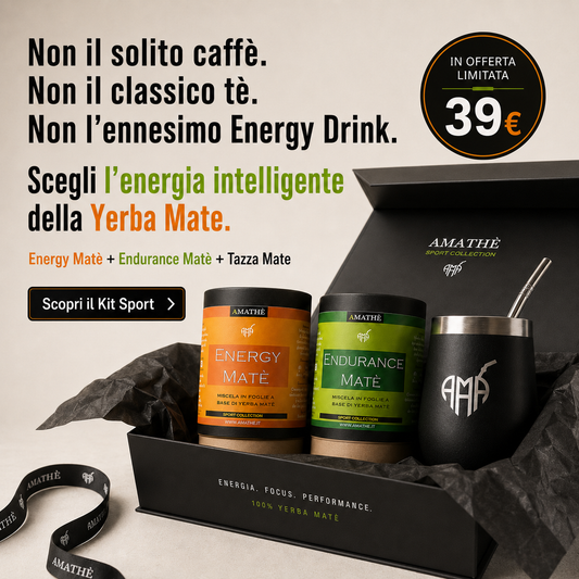 Kit Sport Yerba Mate – Energy, Endurance e Tazza con Bombilla
