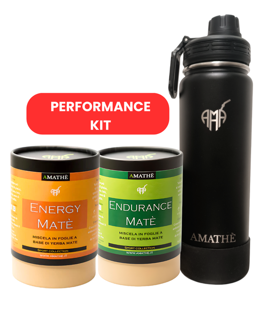 Performance Kit – Energy Matè + Endurance Matè + Borraccia.