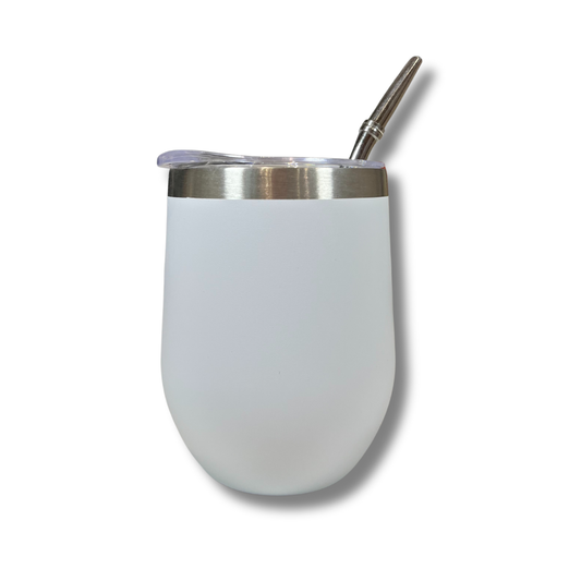 Tazza Bianca con Bombilla